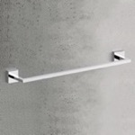 Gedy A021-45-13 Chrome 20 Inch Wall Mounted Towel Bar